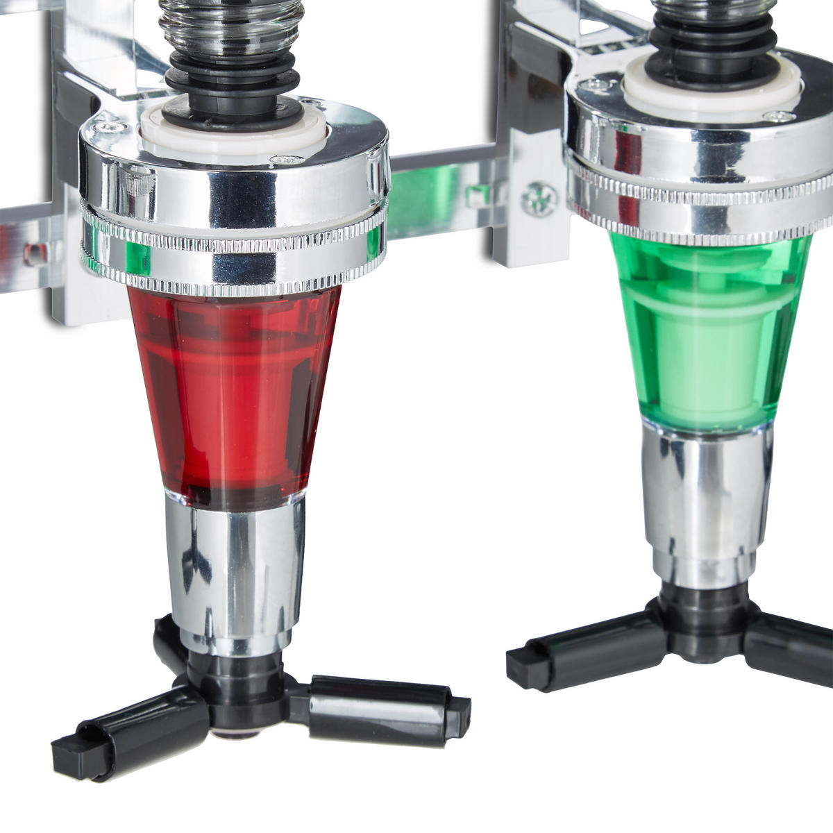 BARBUTLER - Silberfarben, Kunststoff/Metall (73/36/11cm) - Relaxdays