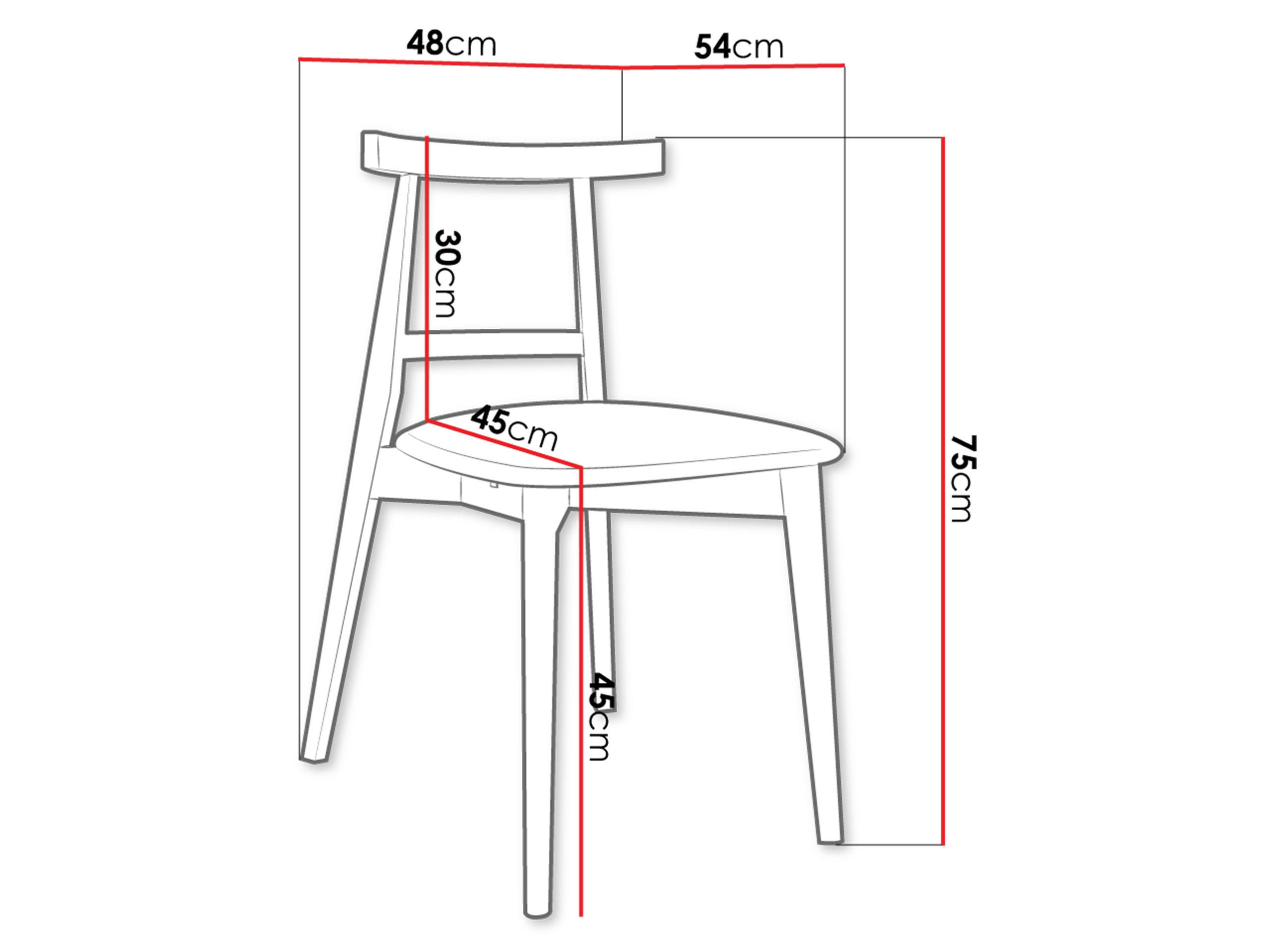 Thumbnail - Mirjan24 Wohnzimmer, Braun, Textil, Buche, 1-Sitzer, 48x75x54 cm, Esszimmer, Stühle, Esszimmerstühle, Vierfußstühle