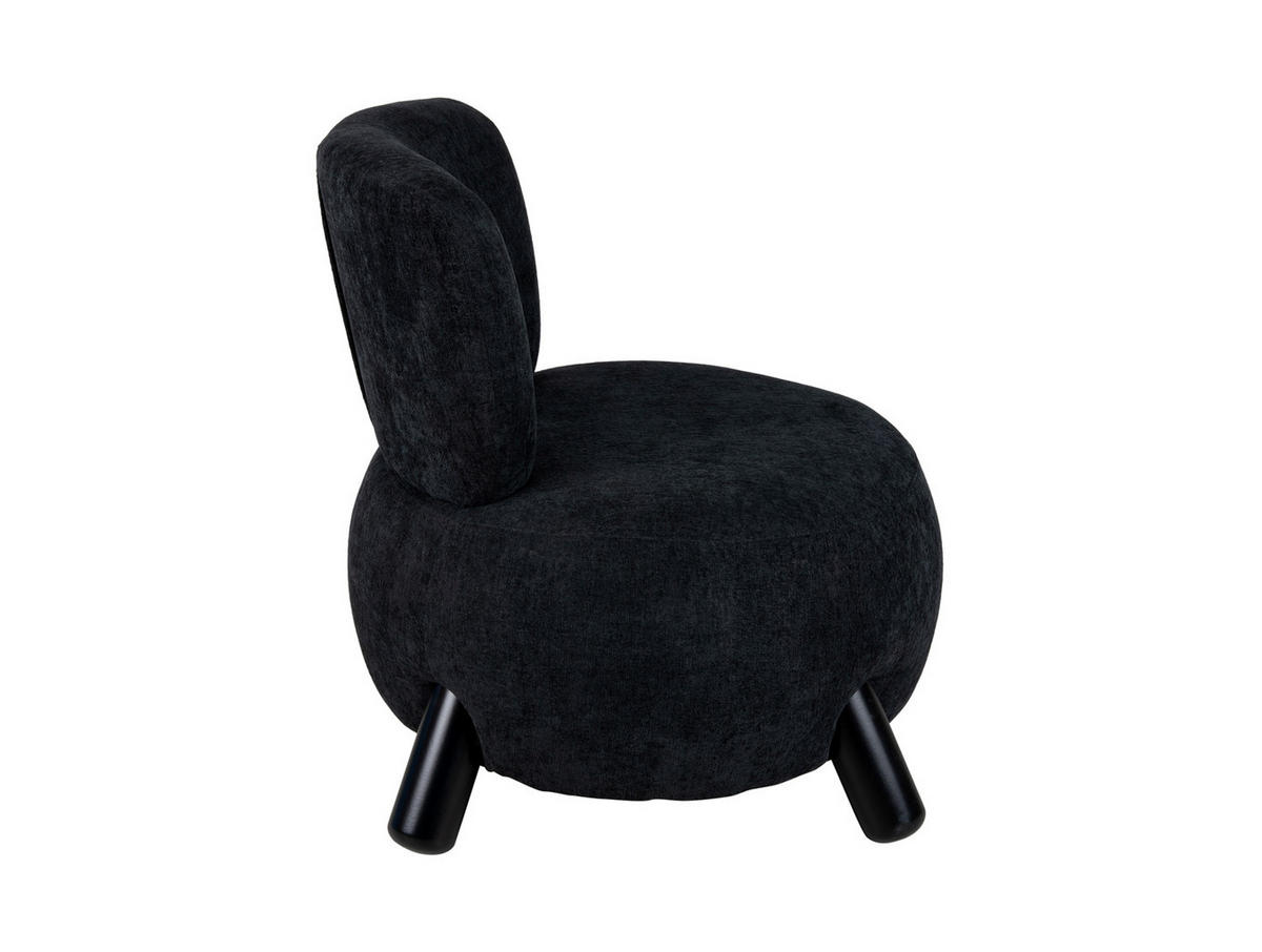 SESSEL Busto Schwarz 74/74/74 cm - Schwarz, Kunststoff (74/74/74cm) - Leitmotiv