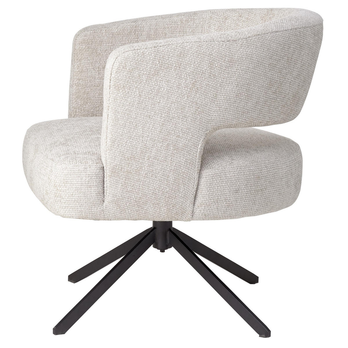 ESSZIMMERSTUHL Baldr Beige 74.4/72/76cm - Beige, Textil (72/76/74.4cm) - PTMD Collection