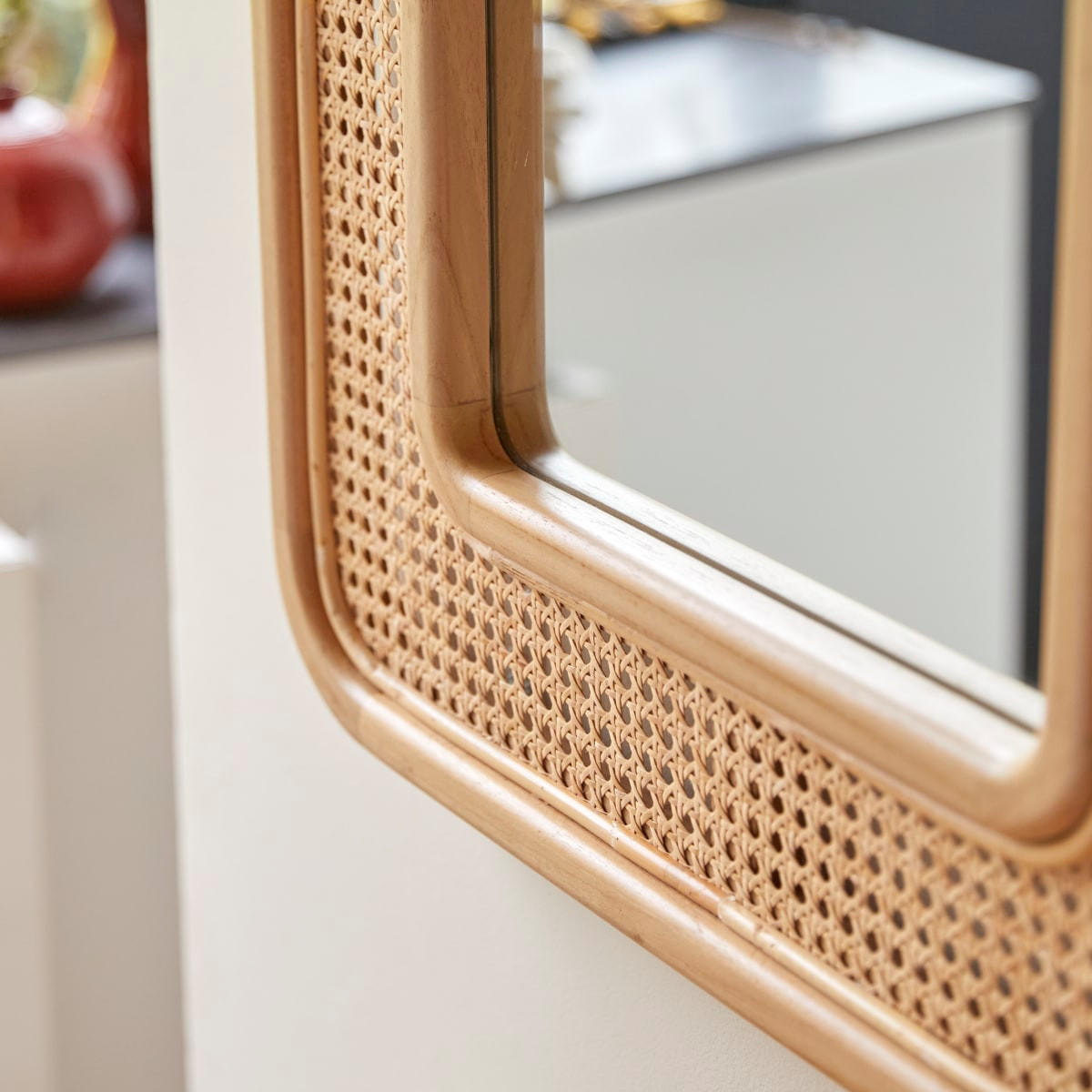 SPIEGEL Côme Natur aus Teak - Naturfarben, Holz (60/90/35cm) - Tikamoon