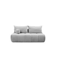 SCHLAFSOFA Anzia - Hellgrau, Holzwerkstoff/Textil (205/97/85cm) - Fun Möbel