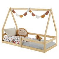 HAUSBETT LUSIA 80X160 CM - Naturfarben, Holz (85/125/164cm) - IDIMEX