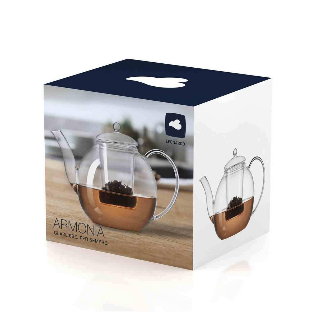 TEEKANNE Armonia transparent 1.2 l - Transparent, Glas (0.001L) - Leonardo Living