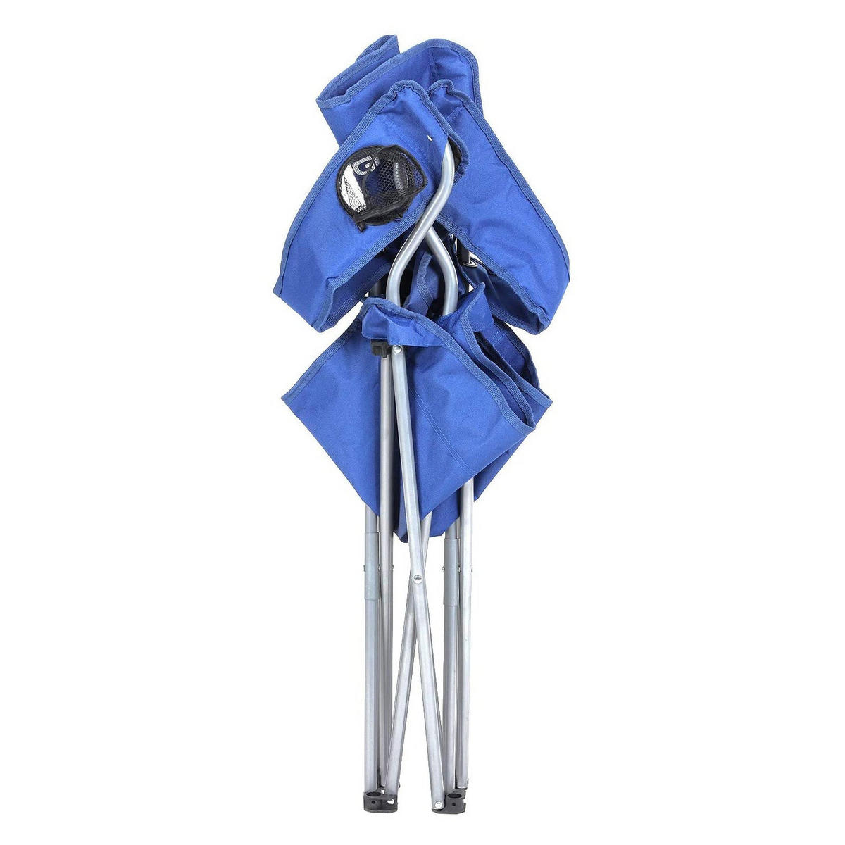 CAMPINGSTUHL KLAPPSTUHL 2ER-SET - Blau, Textil (51.5/96/76cm) - Hansiro