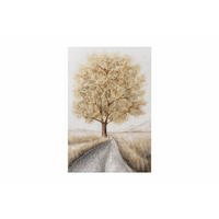 OLEJOMAĽBA 60/90 cm, Zvieratá - sivá/béžová, drevo/textil (60/90cm) - KUNSTLOFT