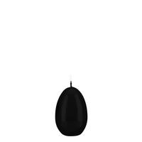 EIKERZEN Klarlack Schwarz 60 x Ø 45 mm, 6 Stück - Schwarz, Paraffin (4.5/6/6cm) - Kopschitz Kerzen