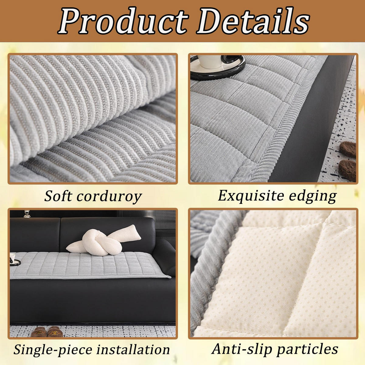 SOFAÜBERWURF braun 1 Stück Cord - Braun, Textil (70/2/180cm) - Kaket