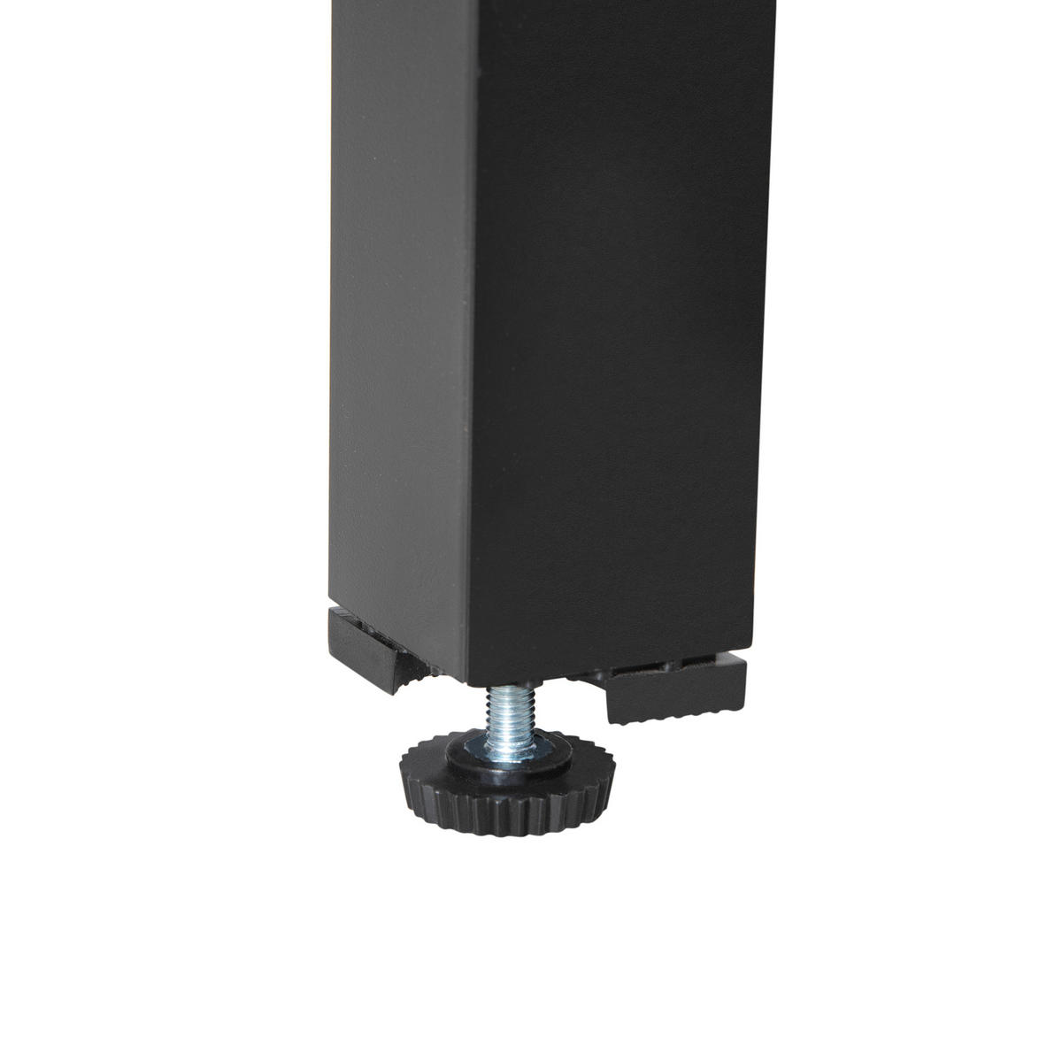 GARTENTISCHGRUPPE DE-18099 klappbar, Neigungsverstellung 7-fach Schwarz - Naturfarben, Metall - ComfortXL