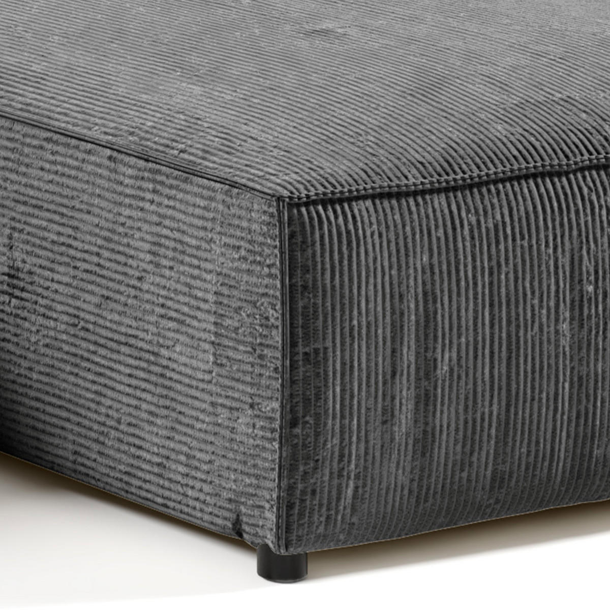 ECKSOFA Isaac 4 Sitzplätze Grau - Grau, Holzwerkstoff (294/185cm) - Petits-meubles