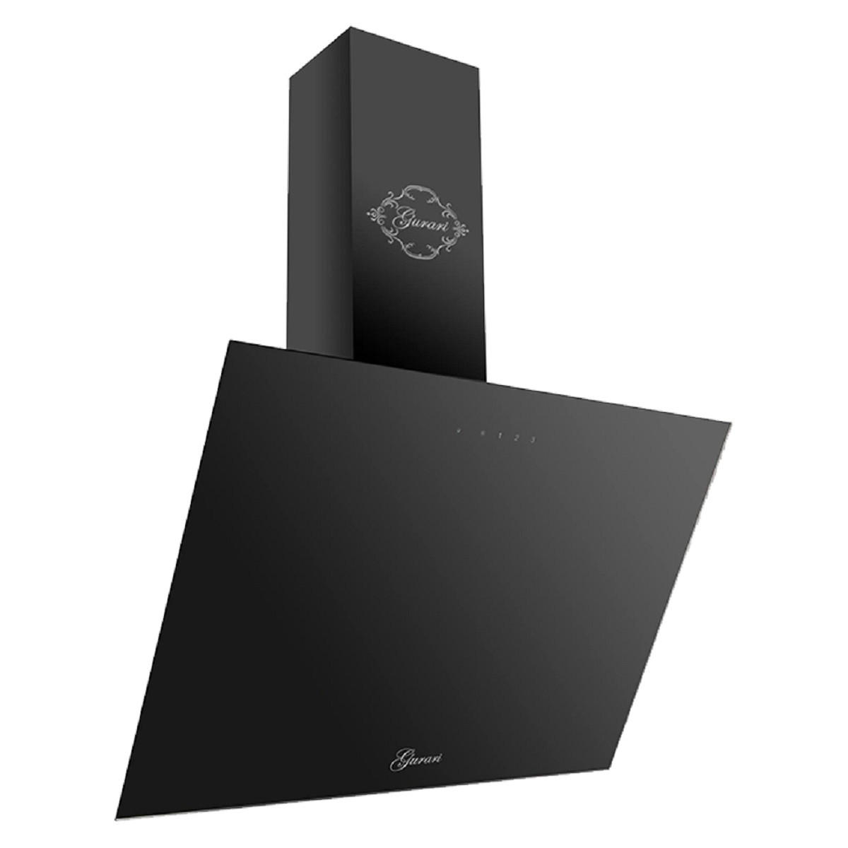 DUNSTABZUGSHAUBE GCH D 286 BL 6 PRIME + Umluftset, 60 cm Schwarz Glas - Schwarz, Glas (60/38.5/38cm) - Gurari