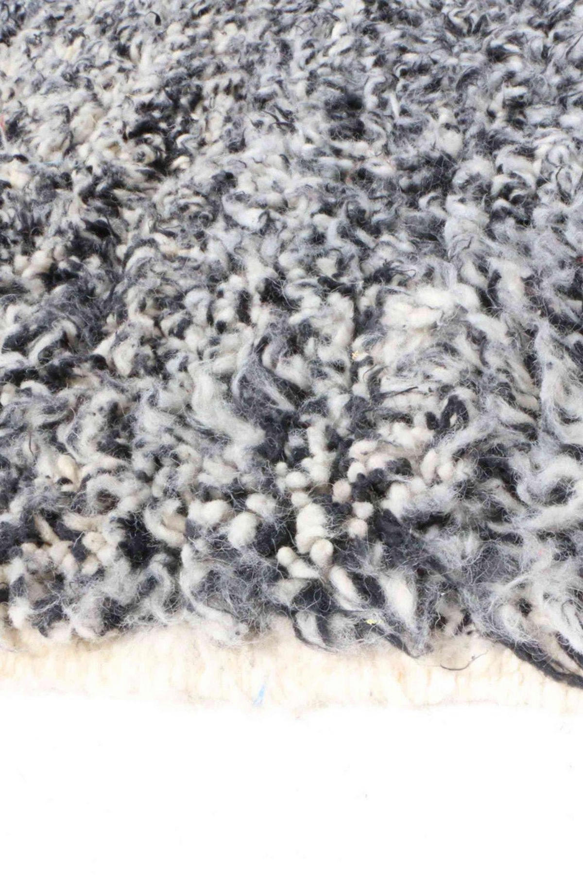 BERBERTEPPICH aus Marokko aus reiner Wolle 200x 300 cm - Grau, Naturmaterialien (200/300cm) - AFK Living