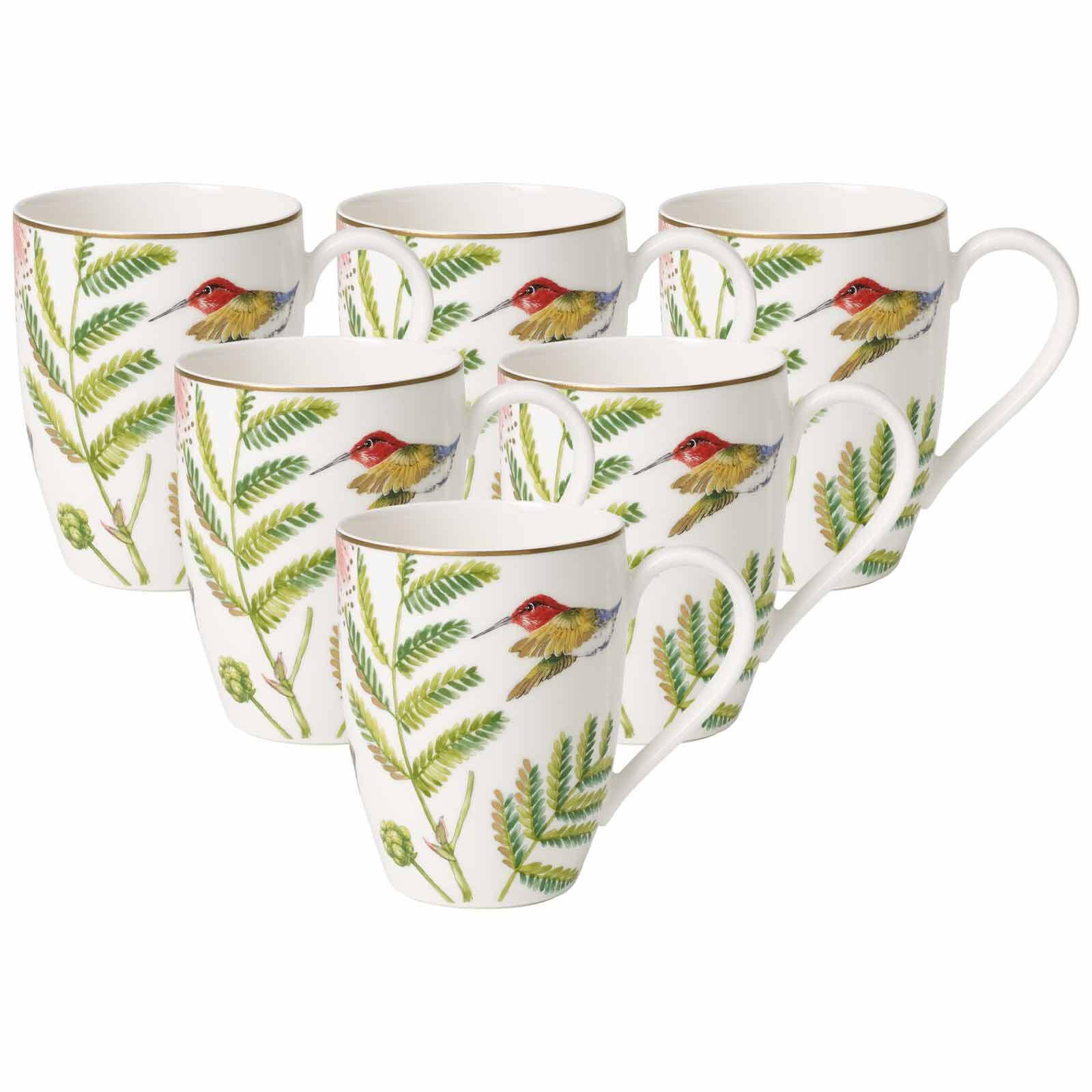 KAFFEEBECHER Amazonia Anmut bunt 350 ml 6er Set - Multicolor, Keramik (0.35L) - Villeroy & Boch