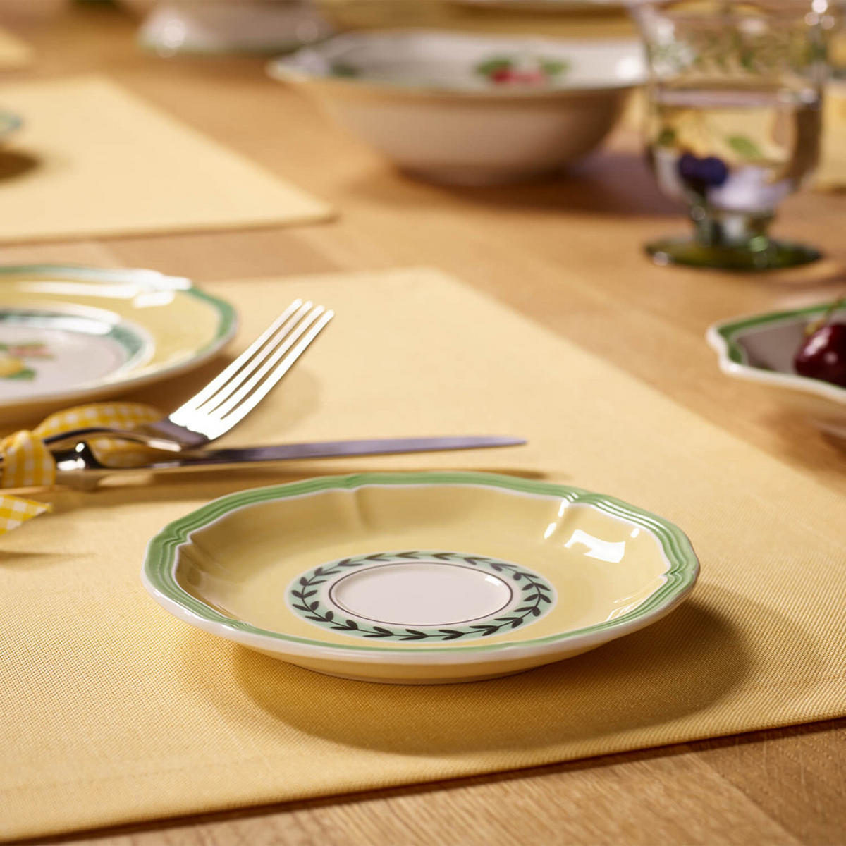 KAFFEE-/TEEUNTERTASSEN French Garden Fleurence bunt ø 14,5 cm 6er Set - Multicolor, Keramik (14.5cm) - Villeroy & Boch