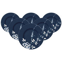 BROTTELLER Vieux Luxembourg Brindille blau ø 17,8 cm 6er Set - Blau, Keramik (17.7cm) - Villeroy & Boch