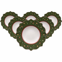 SUPPENTELLER Toy's Delight grün ø 26 cm 6er Set - Grün, Keramik (26cm) - Villeroy & Boch