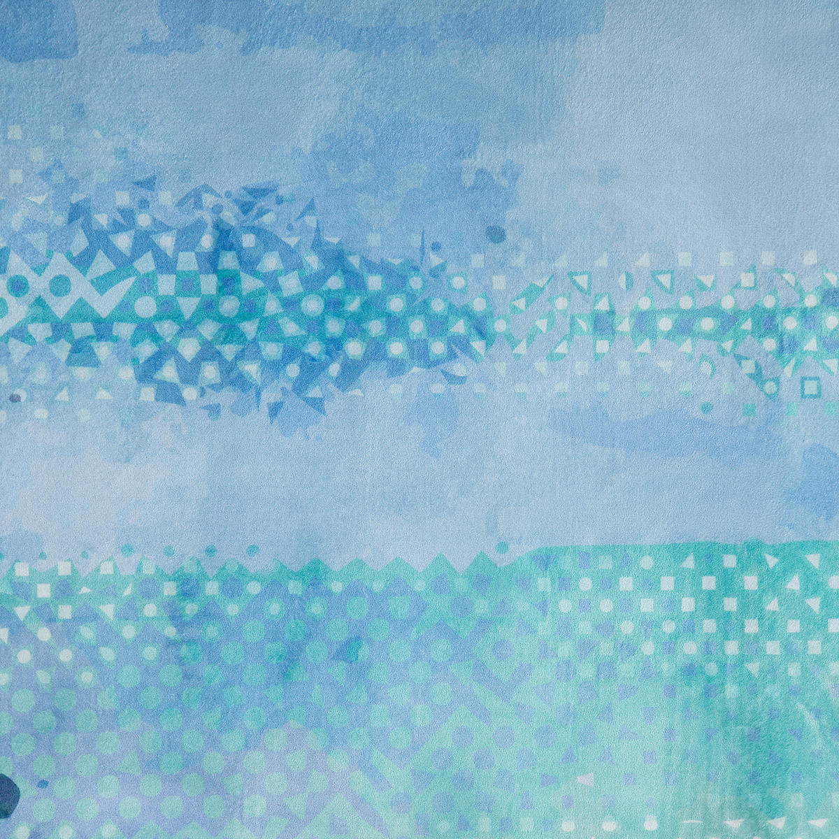 KURZFLOR-TEPPICH Susuz 150/80 cm - Blau, Kunststoff (80/150cm) - Beliani