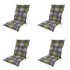 GARTENSTUHLKISSEN Patchy 105/50 cm 4er-Set - Multicolor, Textil (50/6/105cm) - Madison