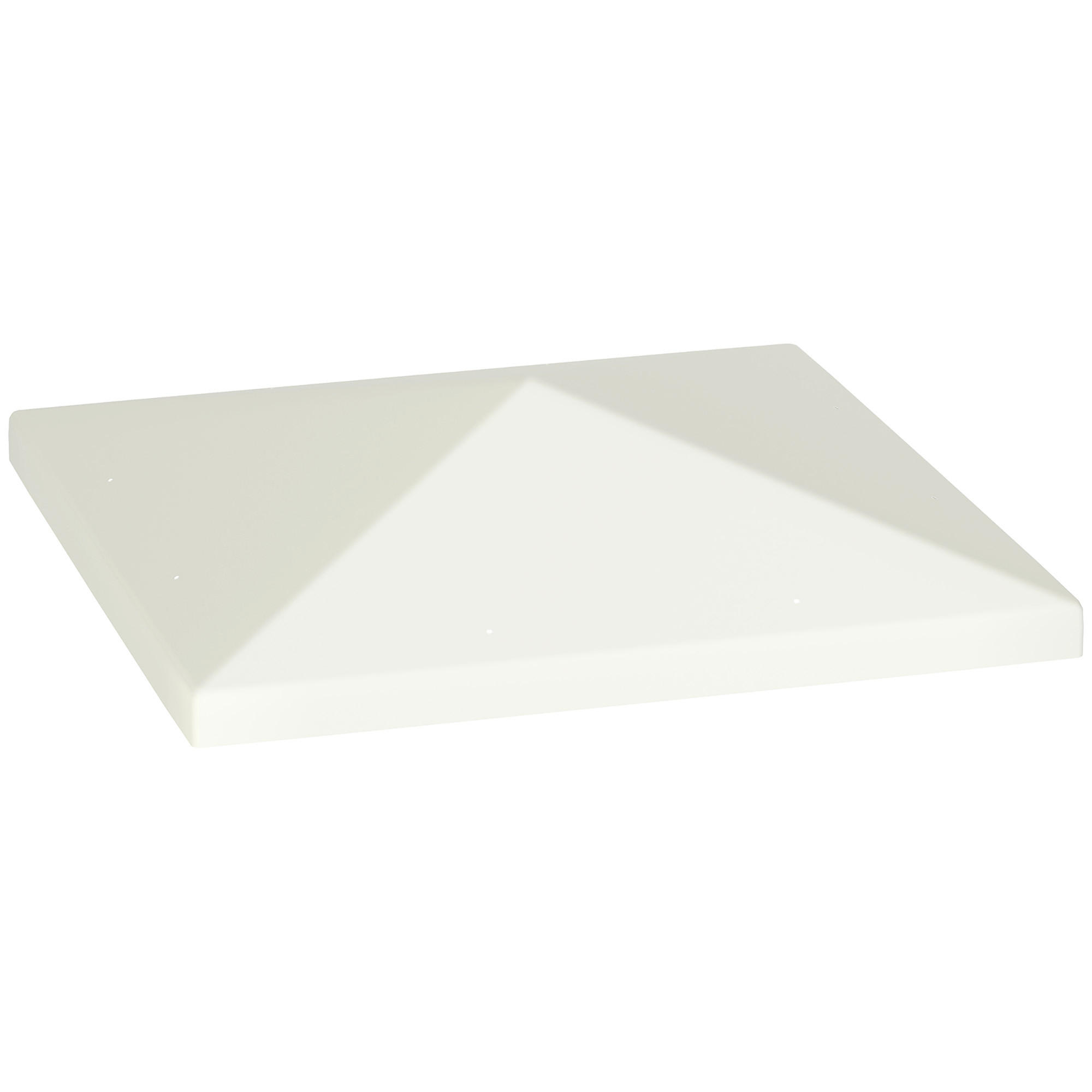 PAVILLONS aus Polyester 298x298 cm in Hellgrau mit 8 Entwässerungslöchern - Hellgrau, Textil (298/1/298cm) - Modfu