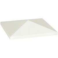 PAVILLONS aus Polyester 298x298 cm in Hellgrau mit 8 Entwässerungslöchern - Hellgrau, Textil (298/1/298cm) - Modfu