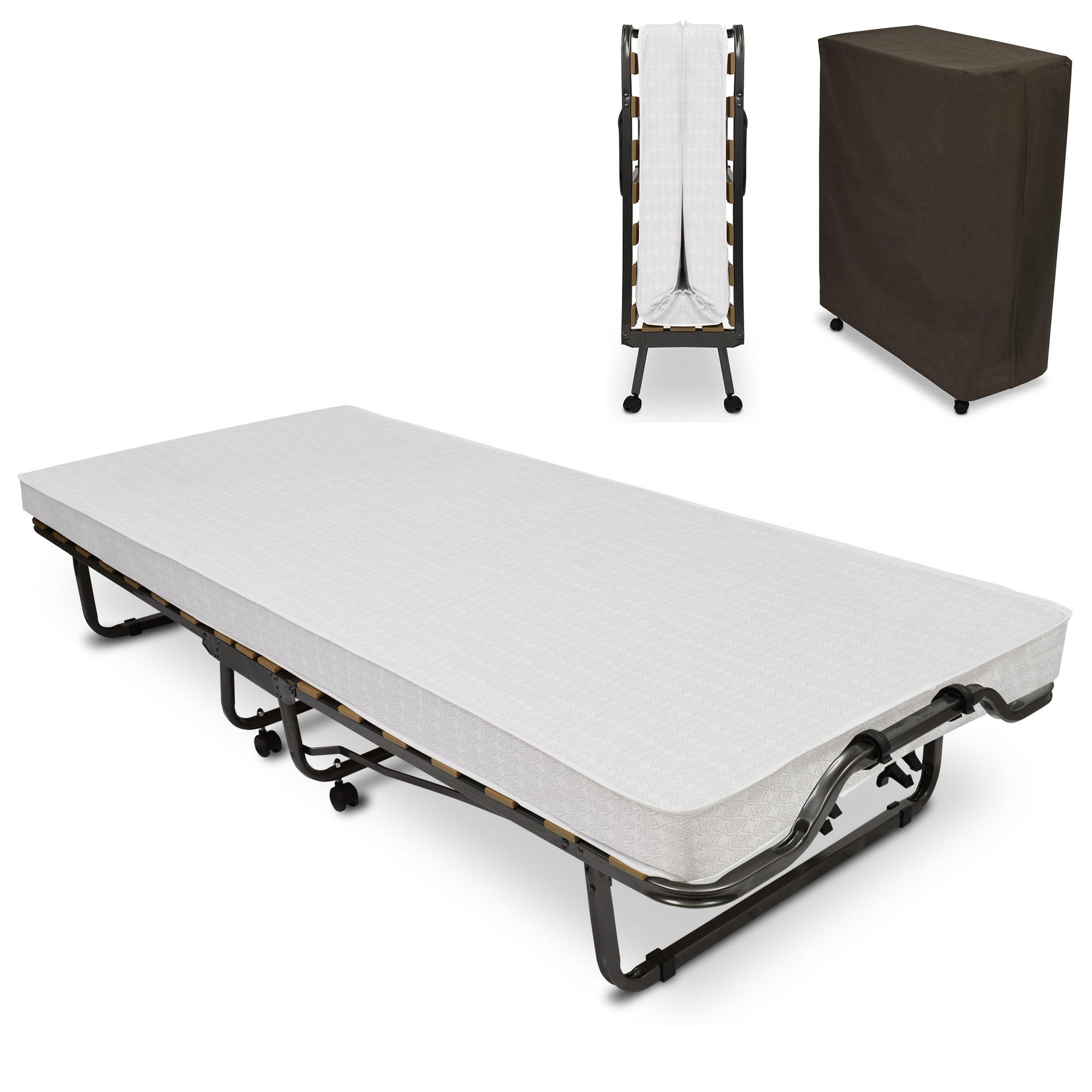 GÄSTEBETT Venetia - Weiß, Metall (90/200cm) - Beautissu 