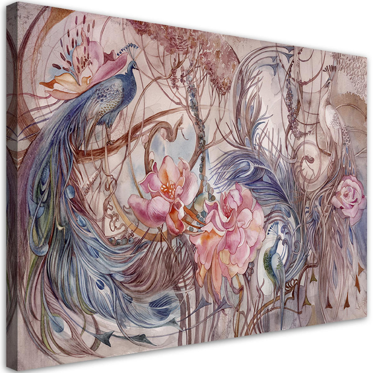 WANDBILD zauberpfote - Grau, Textil (60/40cm) - Feeby