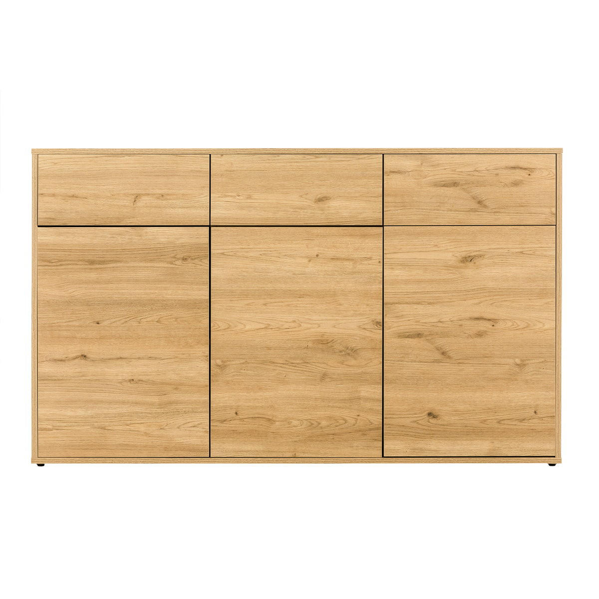 SIDEBOARD Hegas Natur 141.2 cm x 85.1 cm - Braun, Holzwerkstoff (141/85/35cm) - Kenay Home