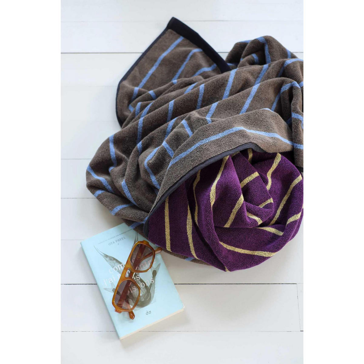MAXI-BADETUCH Charly kartoffeln 100 x 160 cm - Multicolor, Textil (100/160cm)