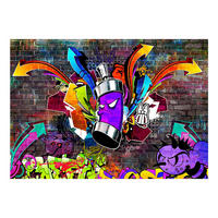 VLIESTAPETE 100/70 cm - Multicolor, Textil (100/1cm) - KUNSTLOFT