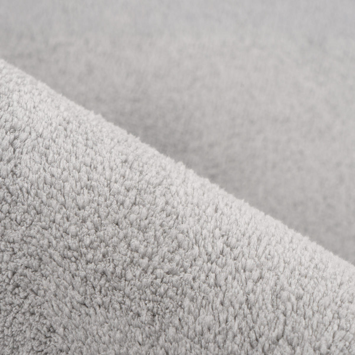 KURZFLOR-TEPPICH Calma 200 Grau 120x160 cm - Grau, Kunststoff/Textil (120/160cm) - carpet city