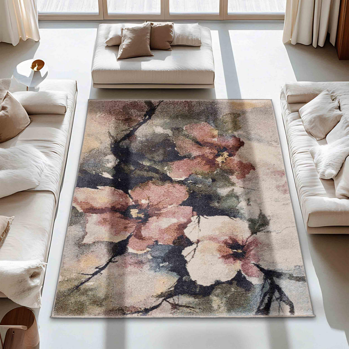 DESIGNTEPPICH ORVIETO - Pink, Textil (133/190cm) - Astra