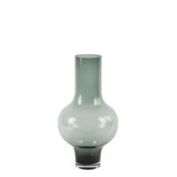 VASE Kaela Grau Ø25,5/47 cm - Grau, Glas (25.5/47cm) - Light & Living