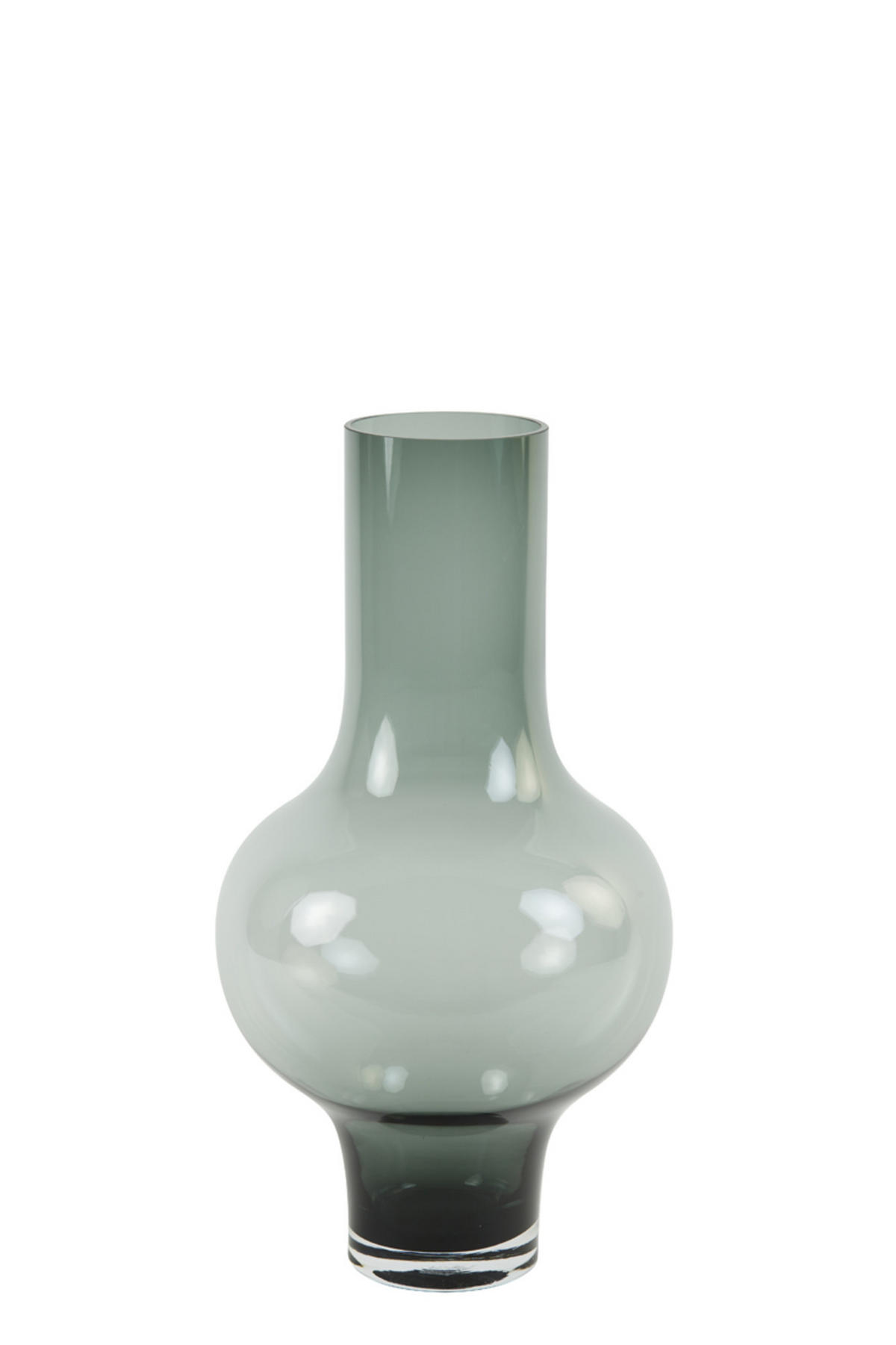 VASE Kaela Grau Ø25,5/47 cm - Grau, Glas (25.5/47cm) - Light & Living