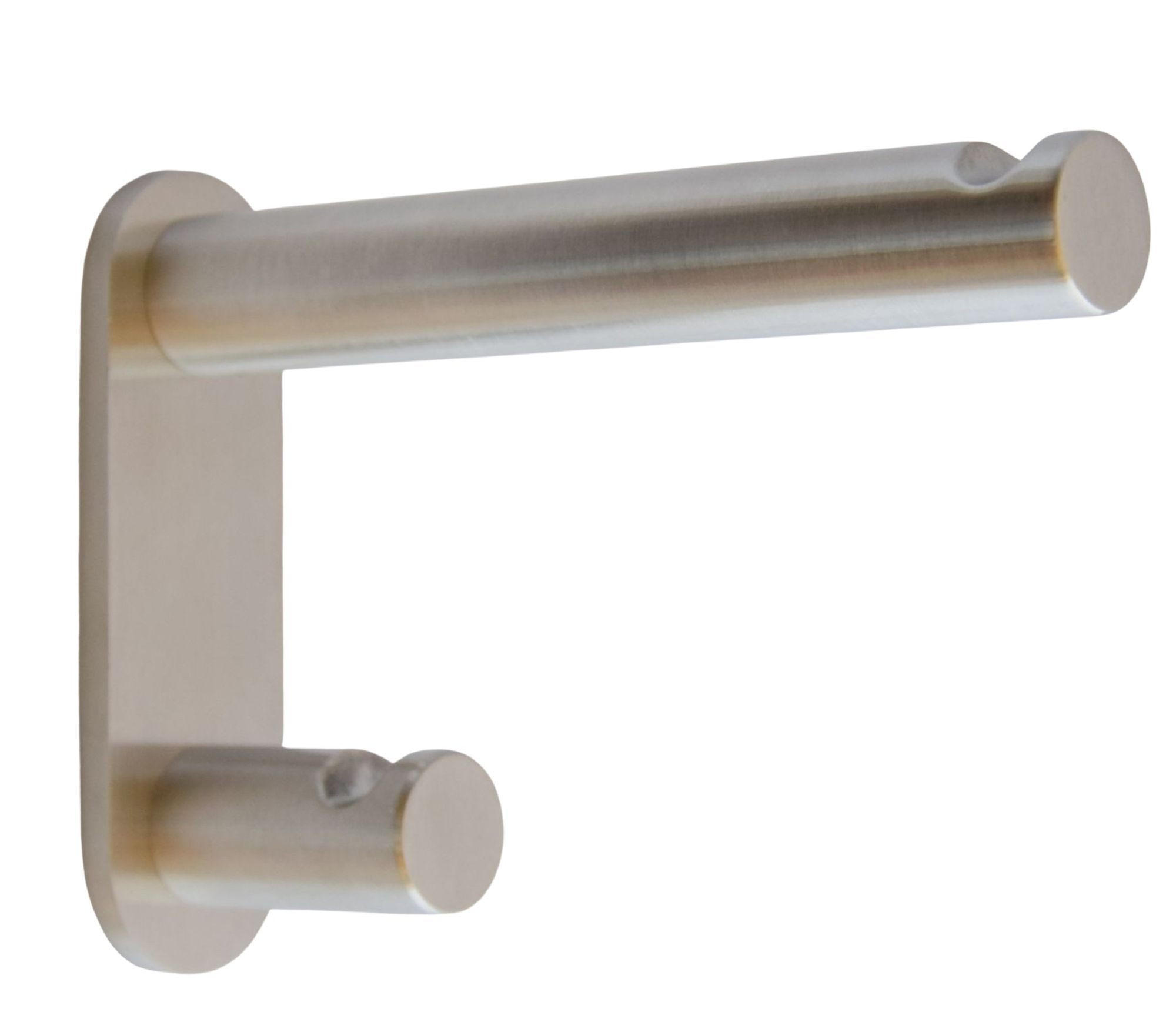 Livingpoint24 Garderobenhaken Edelstahl 3.2x10x13 cm