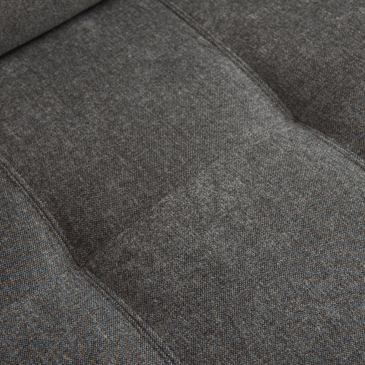 SCHLAFSOFA 3-sitzer mit express-Öffnung in stoff cosenza 175/100/87 cm - Grau, Holz (175/87/100cm) - Calicosy