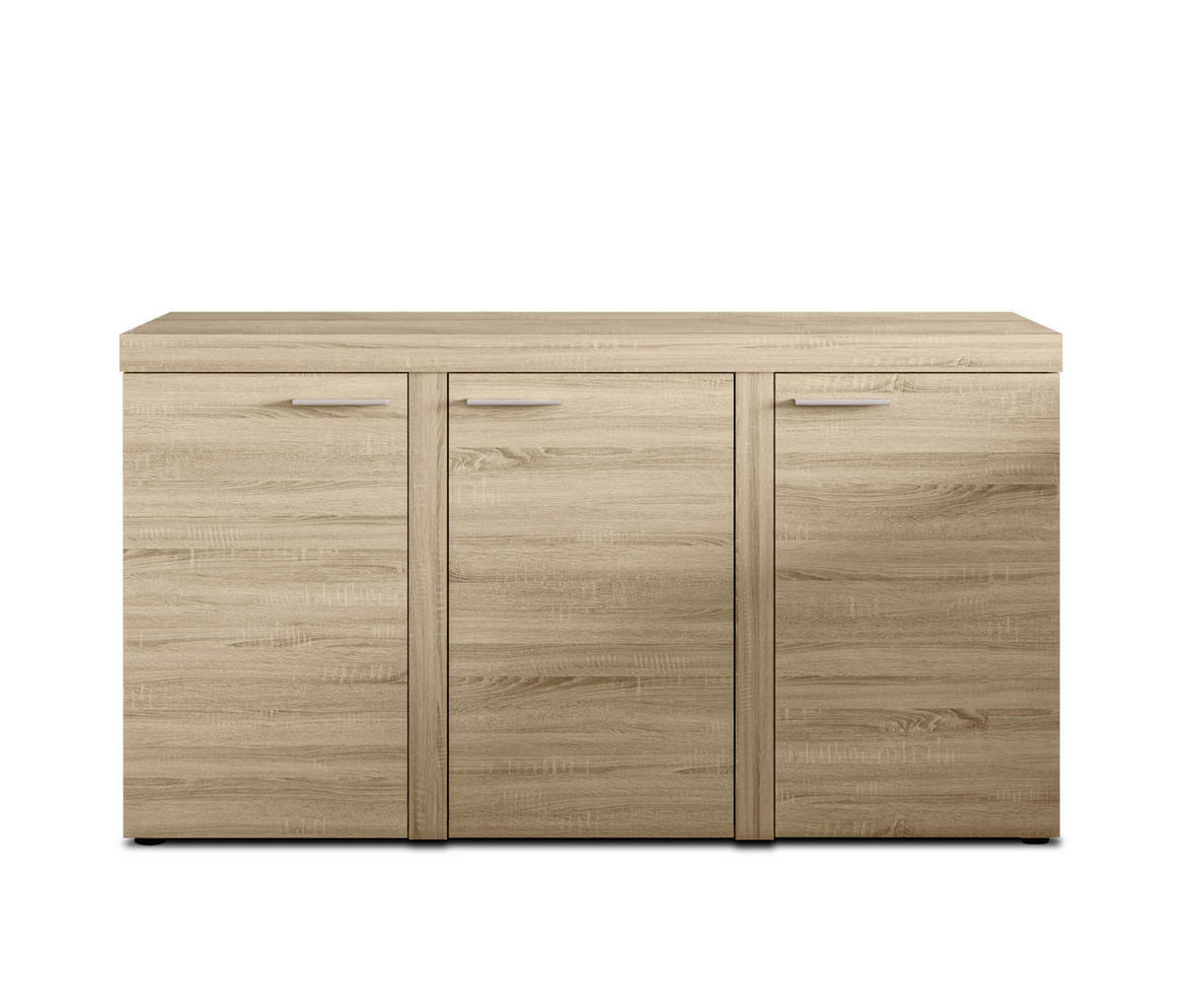 SIDEBOARD Spacoro 3D Eiche Sonoma 148,8/82/40,3 cm – Wohnzimmer Kommode Modern - Sonoma Eiche, Holzwerkstoff/Kunststoff (149/82/40cm) - AX Living