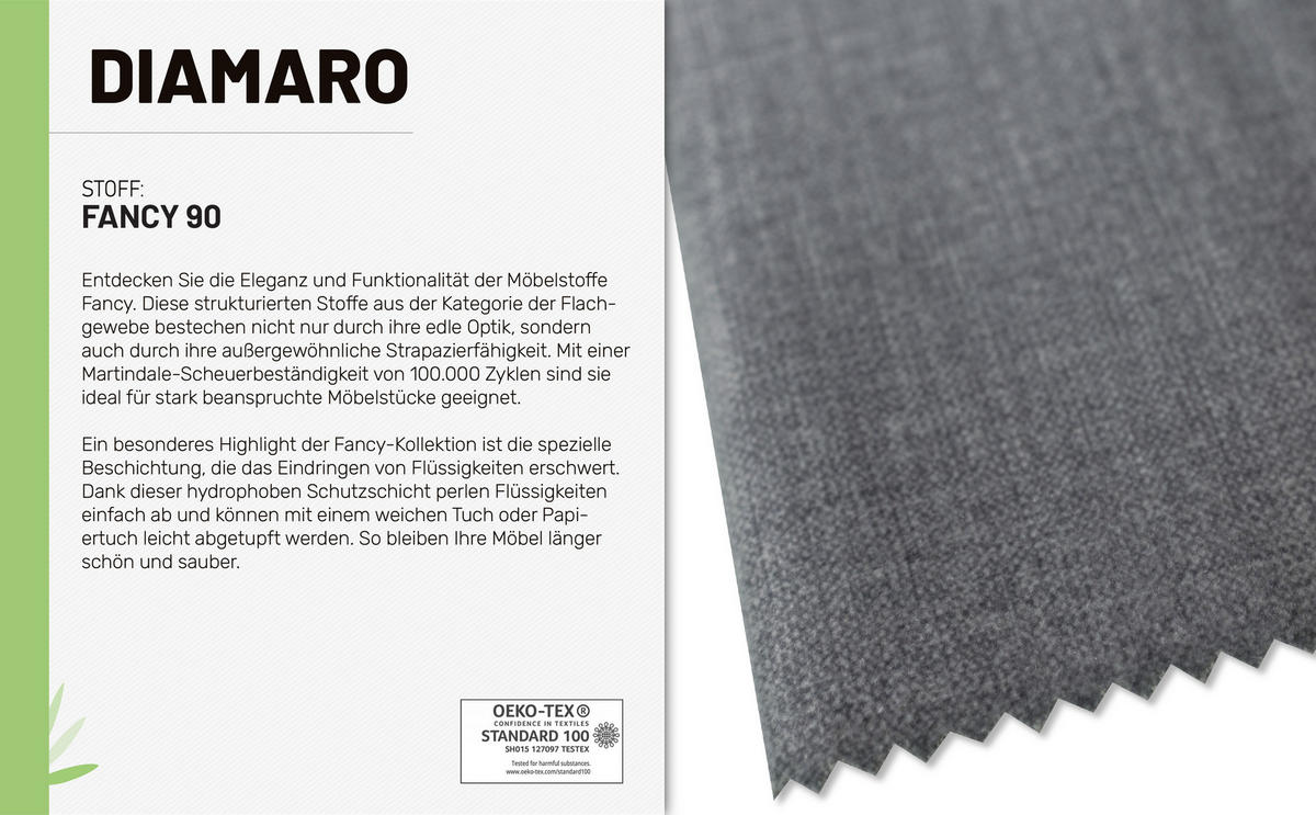 BOXBETT Diamaro 180x200 cm mit Bettkasten und Topper - Dunkelgrau - Grau, Holz (180/200cm) - Panda Möbel