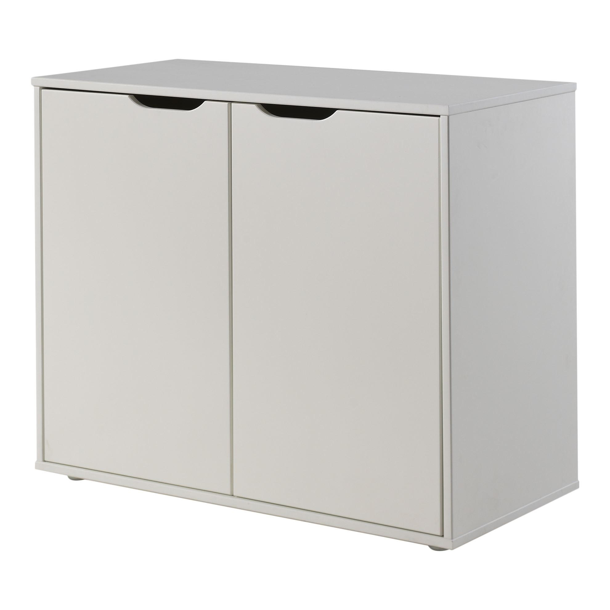 TÜRKOMMODE Kassidy 86x72x43 aus MDF in Weiß - Weiß, Holzwerkstoff (86/43/43cm) - 58aufmkessel