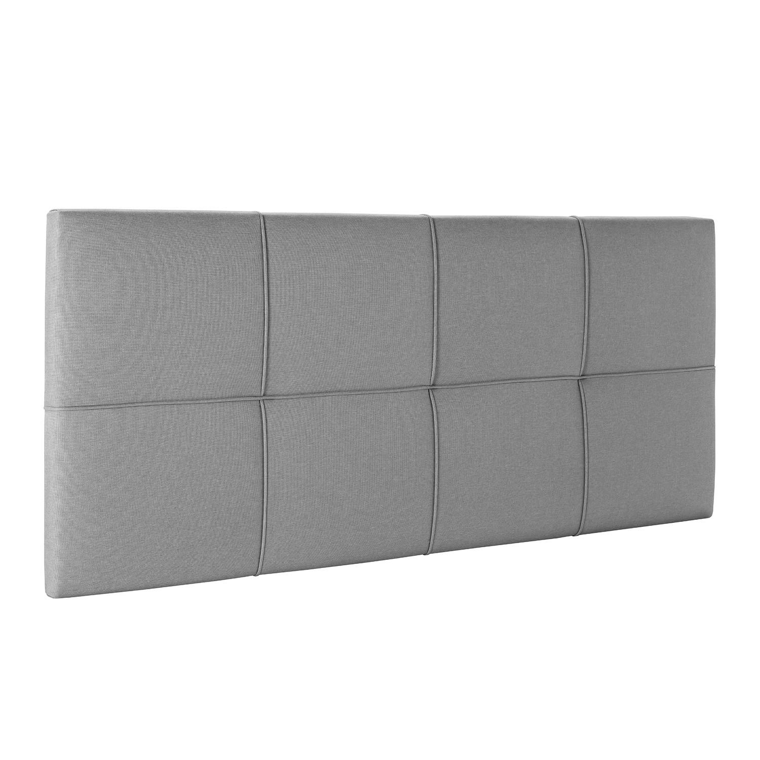 KOPFTEIL Sicilia 160x60 cm Grau - Grau, Textil (6/160/160cm) - VS Venta-stock