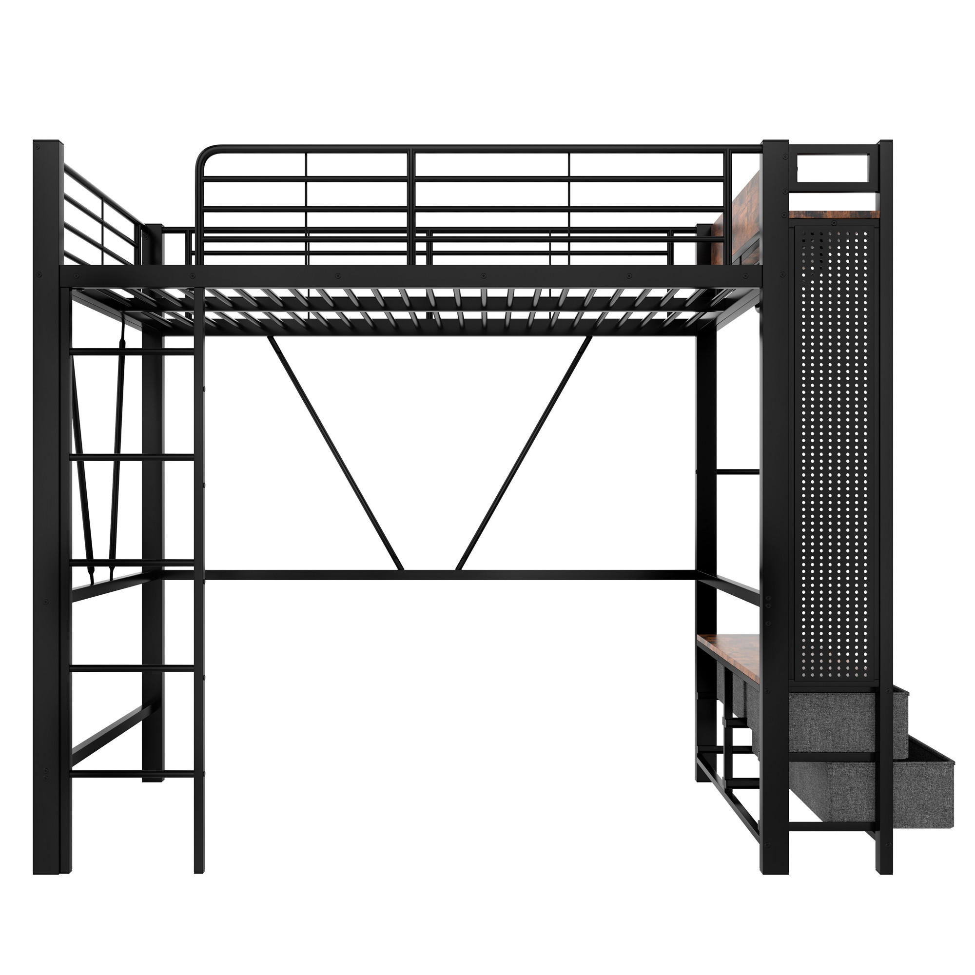 Raumix Hochbett Schwarz