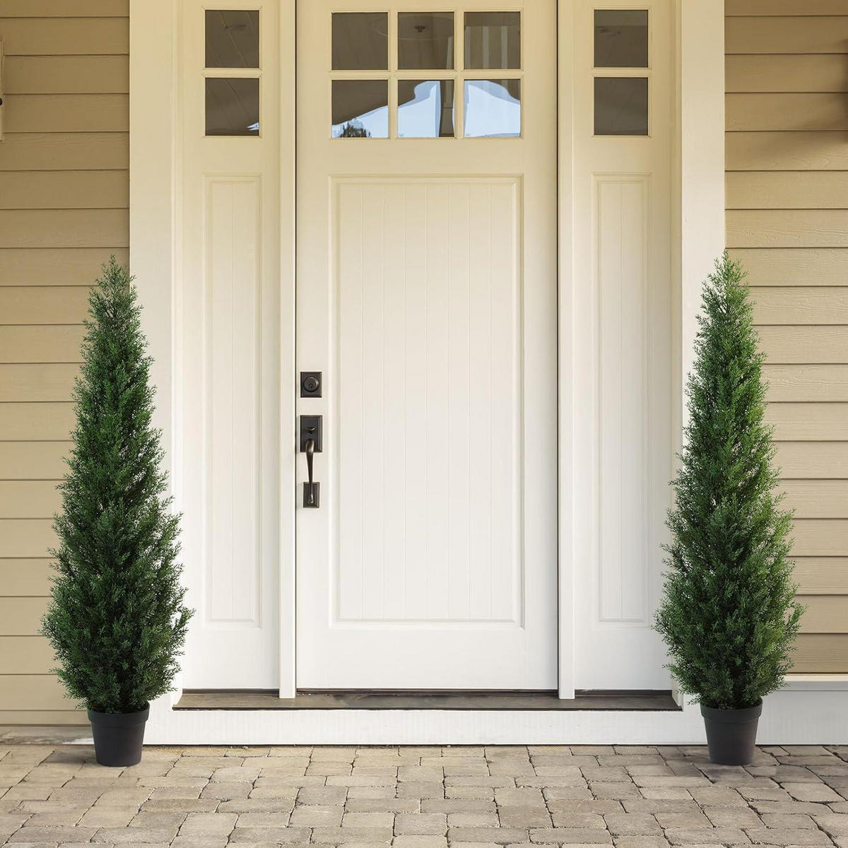 KÜNSTLICHER Zedernbaum 155 cm 2er Set - Grün, Kunststoff (85cm)