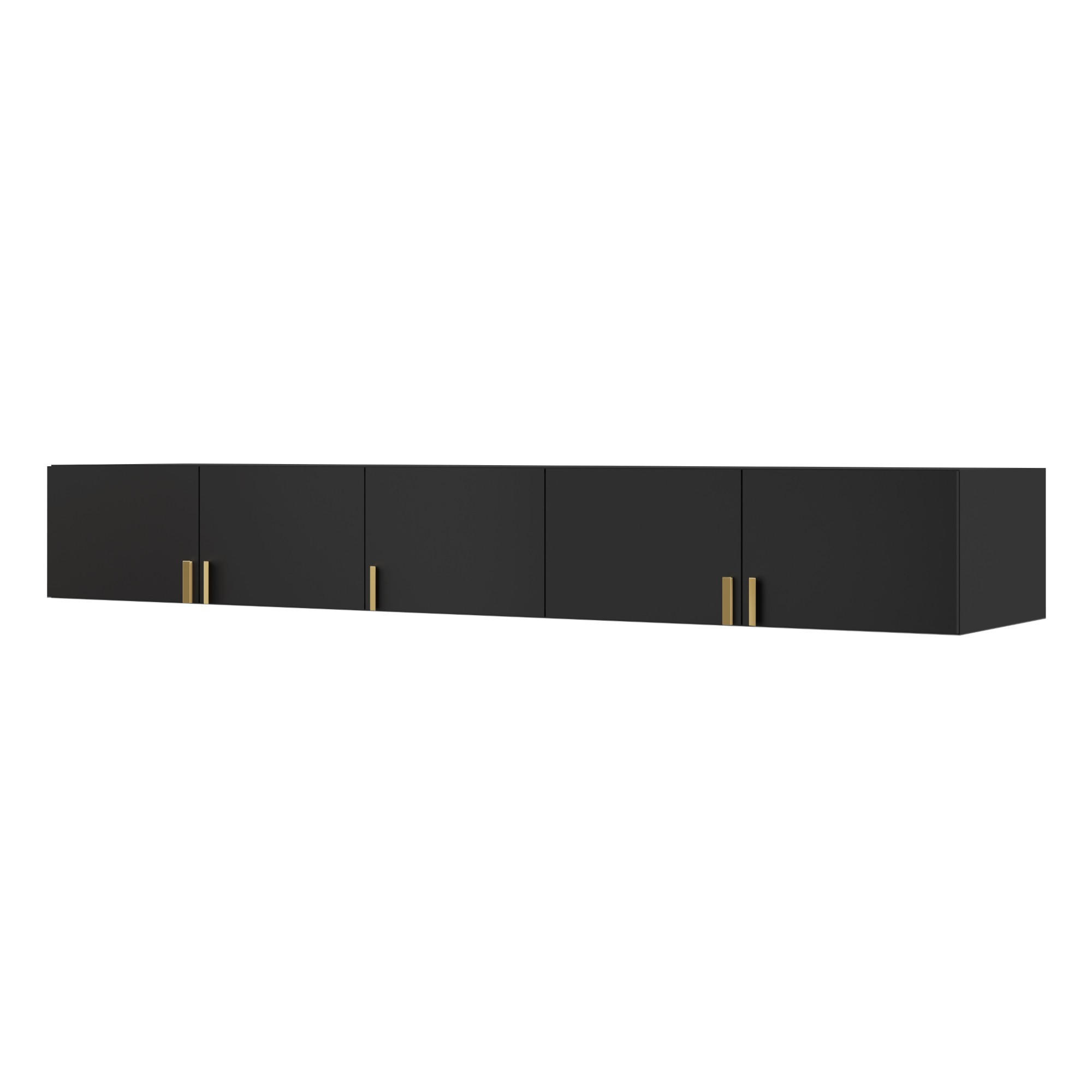 mzm24 Aufsatz Schwarz 250x35x60 cm