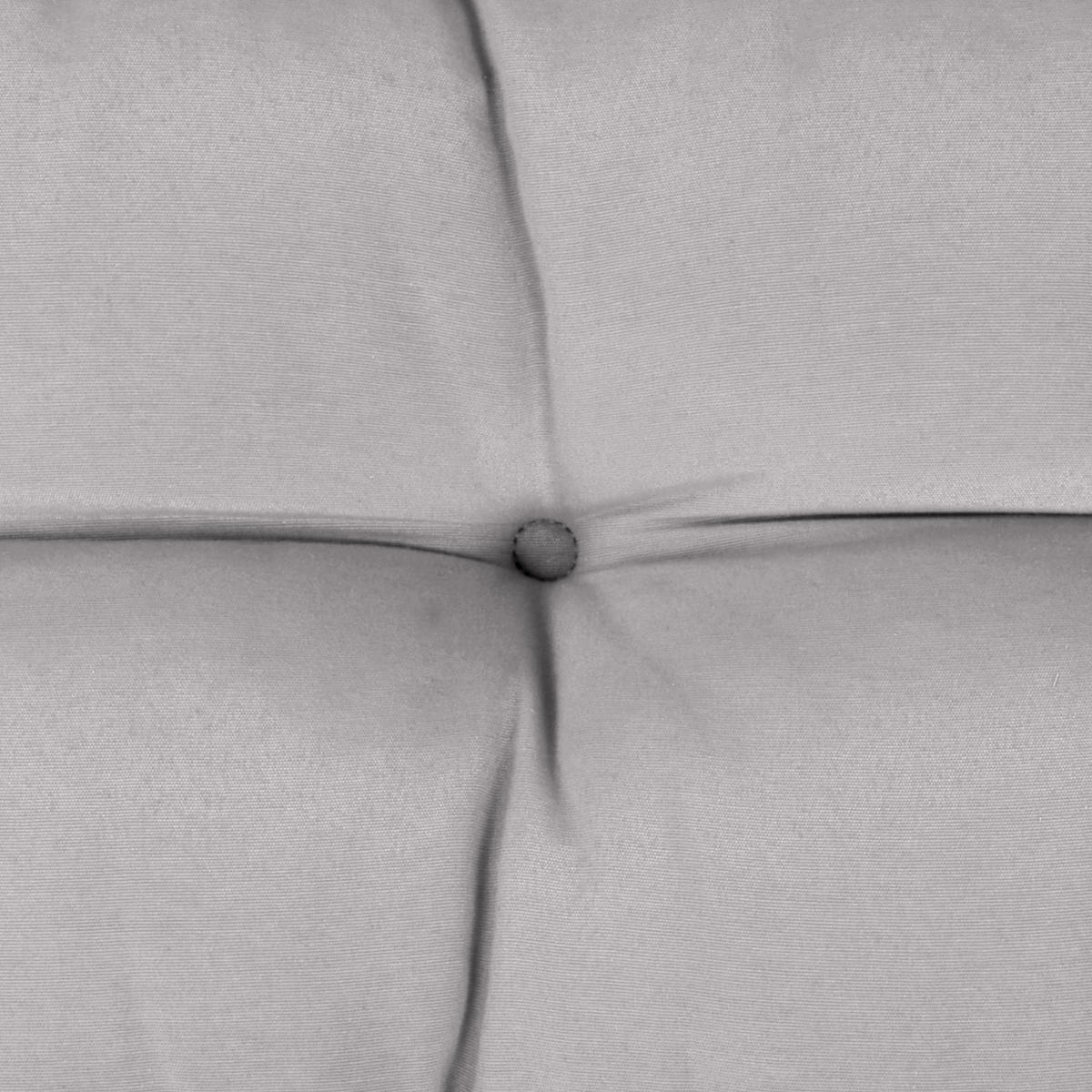 PALETTENKISSEN Eco Style Rücken 120/40/10 cm Hellgrau - Hellgrau, Textil (40/20/120cm) - Beautissu 