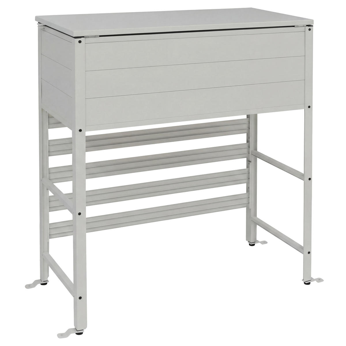 VERKLEIDUNG für Klimaanlage/Wärmetauscher 110x96x43cm Grau-Weiß - Weiß, Metall (96/110/43cm) - PROREGAL