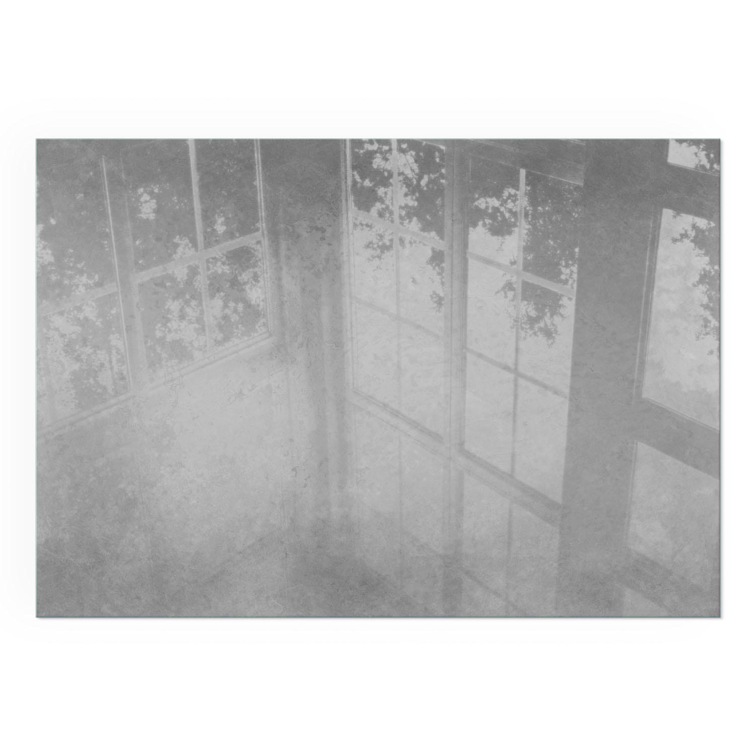 GLASPLATTE für Kamin 100x70 cm - Grau, Glas (100/70/0.4cm) - TULUP