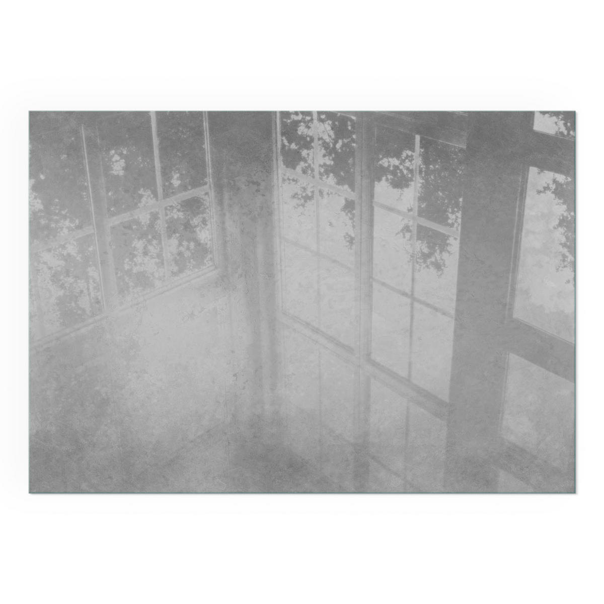 GLASPLATTE für Kamin 100x70 cm - Grau, Glas (100/70/0.4cm) - TULUP