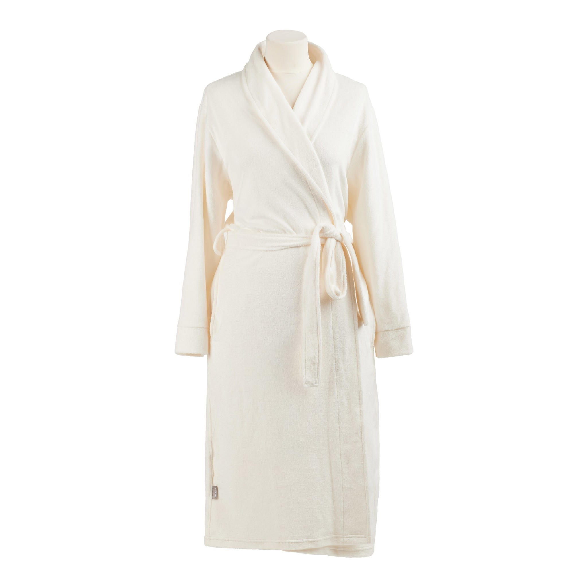 BADEMANTEL MIT BAUMWOLLE Polina - Ecru, Textil (Einheitsgrößenull) - home&you