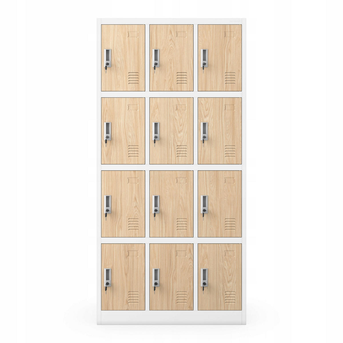 SCHLIESSFACHSCHRANK Marcin - Beige, Metall (90/185/40cm) - Jan Nowak