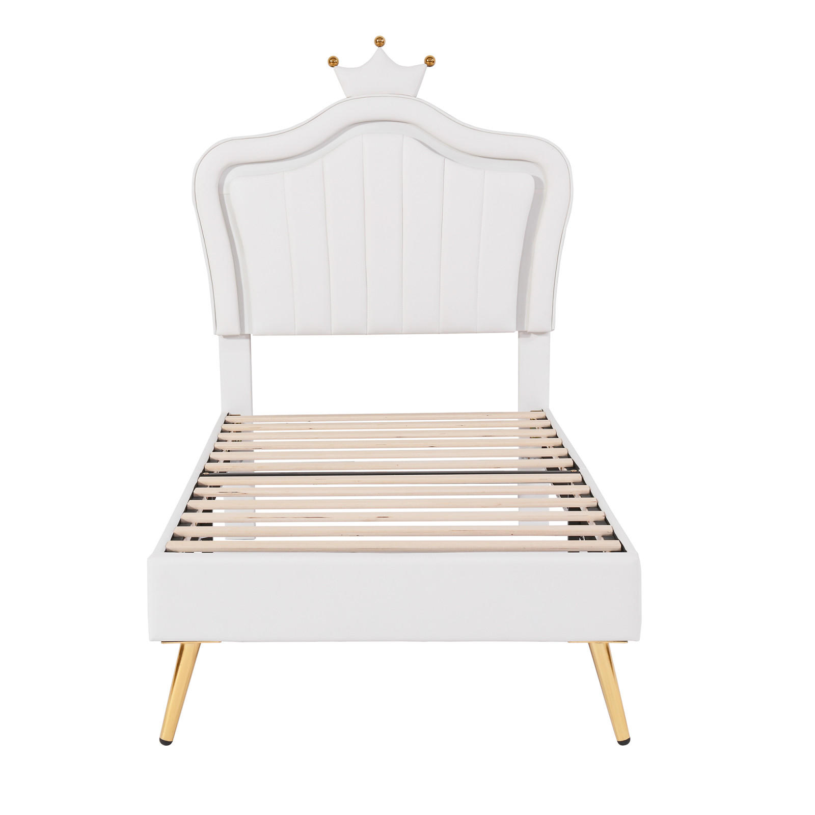 KINDERBETT 90x200 Samt rosa - Weiß, Textil (90/200cm) - LEBENLANG