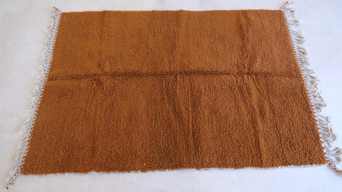 BERBERTEPPICH aus reiner Wolle 164x 257 cm - Braun, Naturmaterialien (164/257cm) - AFK Living